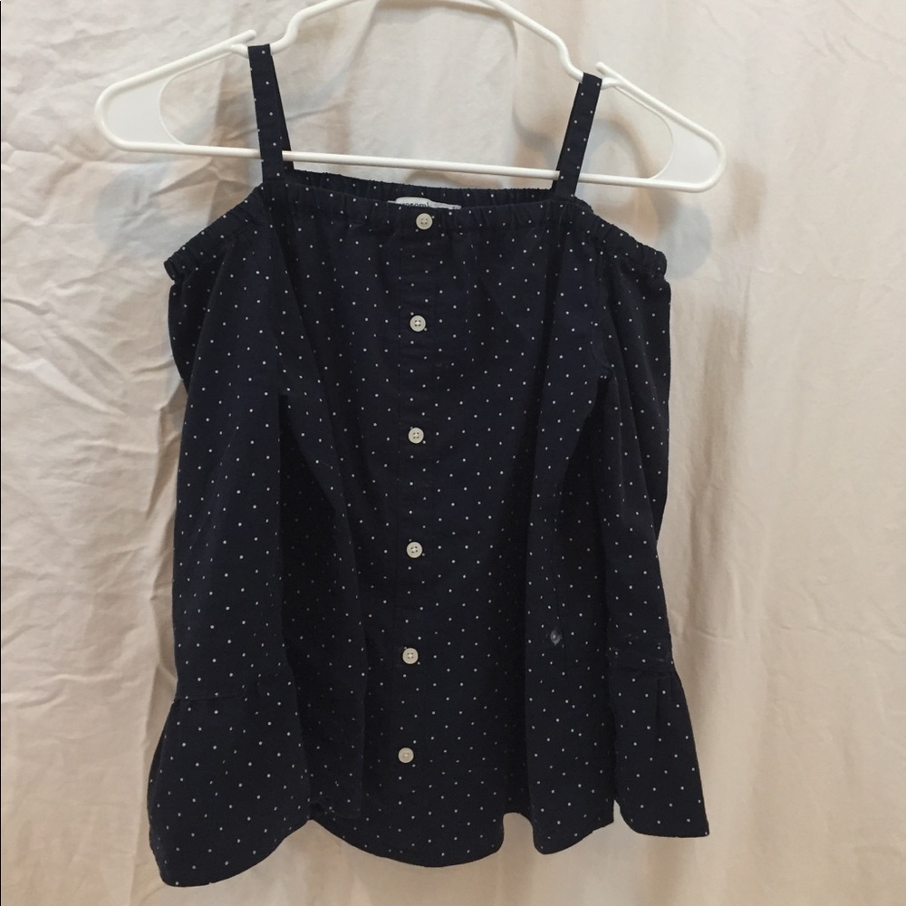 Abercrombie kids off the shoulder top